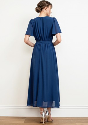 Amanda Dress in Parisian Blue
