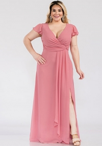 Harper Dress in Rose - PLUS