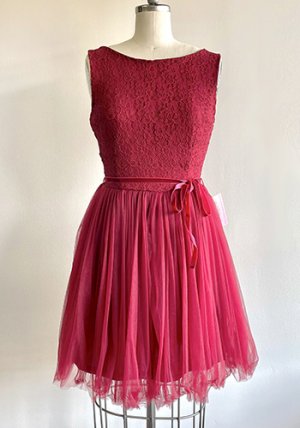 Soft Spoken Dress in Berry