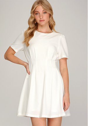 Have We Met Dress in White