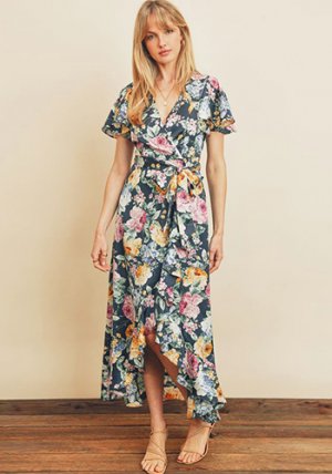 Ciao Bella Dress in Midnight Floral