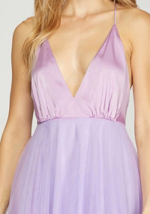 Dolly Up Tulle Dress in Lilac