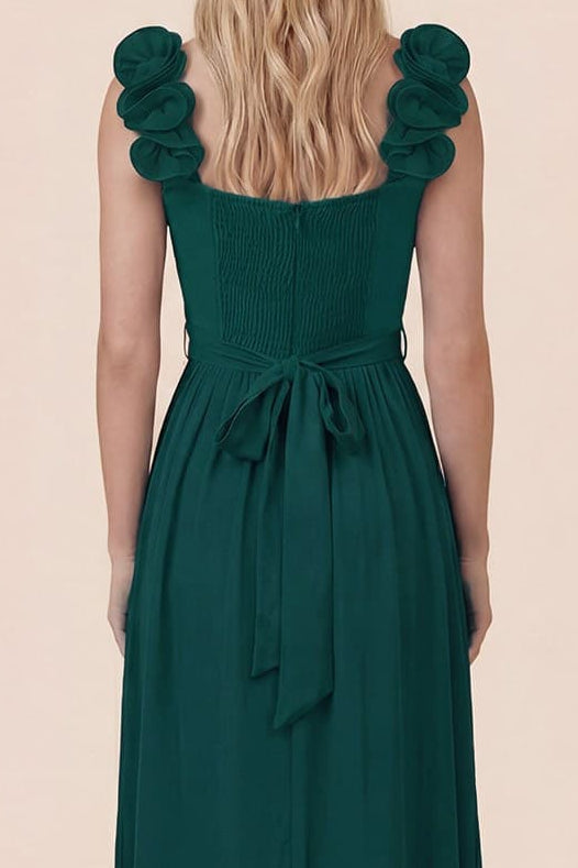Gwen Dress in Forest Green