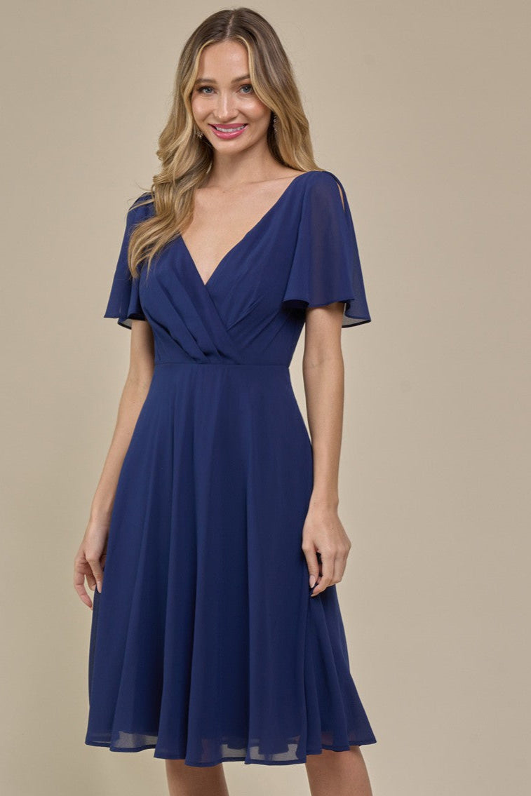 Macy Dress in Navy