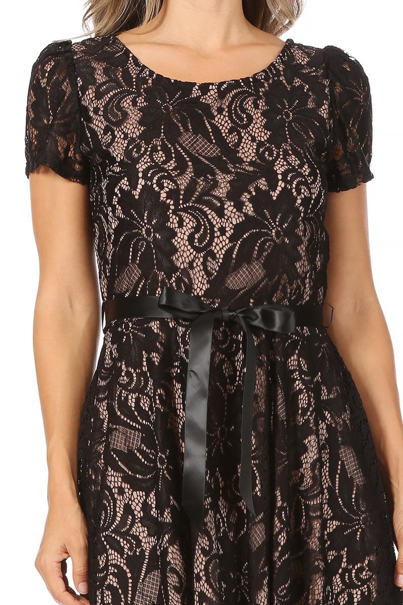 PRE-ORDER: Royal Visitor Dress in Black