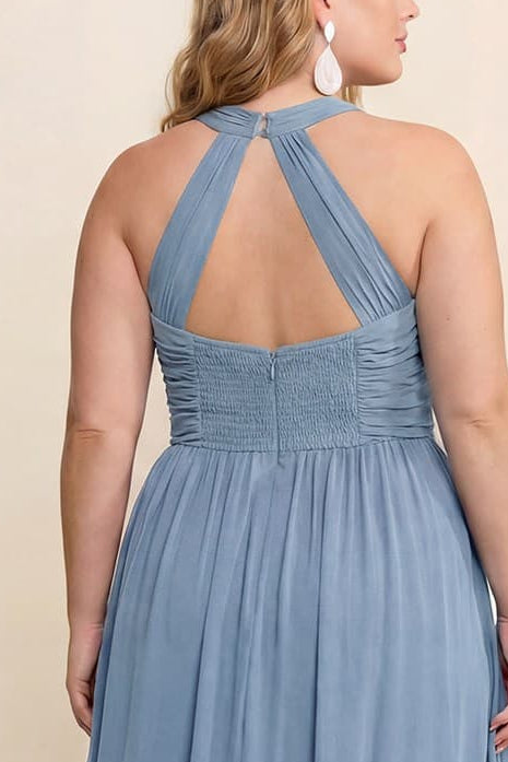 Verona Dress Blue - Plus