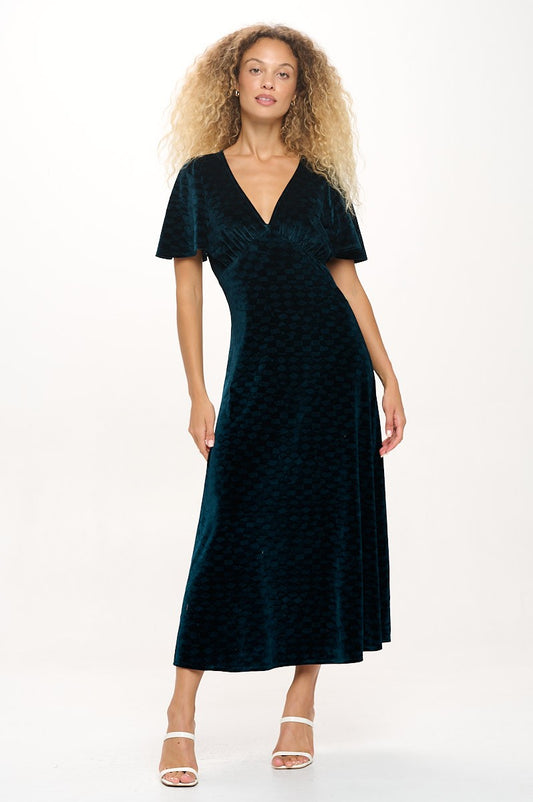 Rare Occasion Velvet Dress