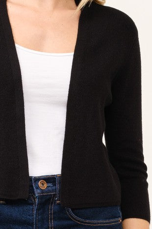Short Cardi in Black