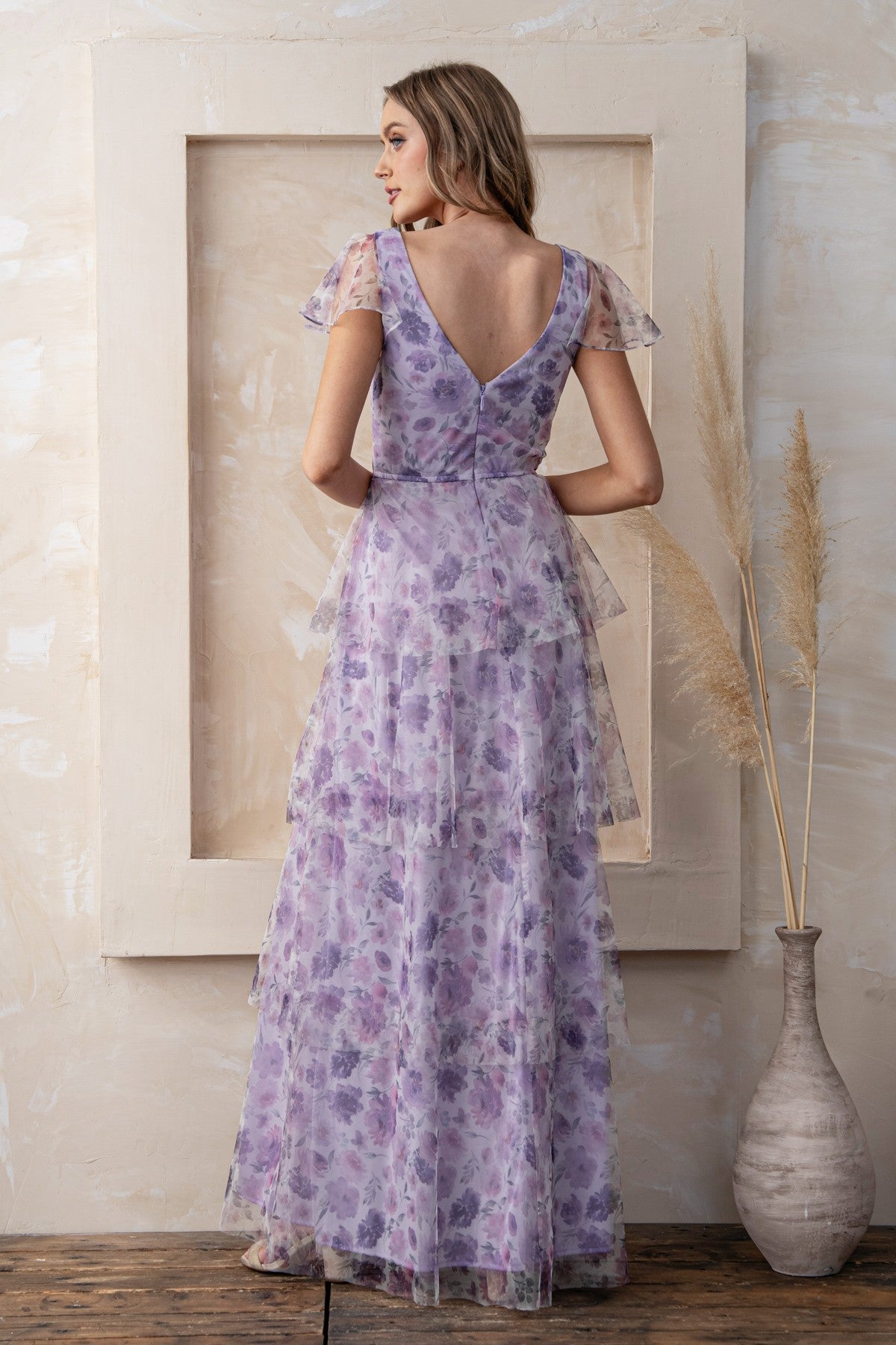 Jane Dress in Lilac Floral
