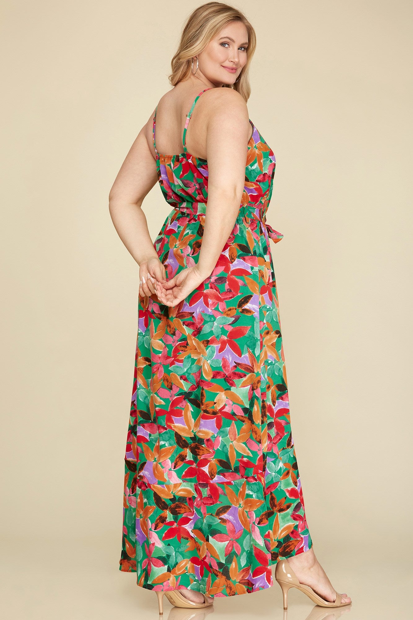 PRE-ORDER: Straw Hat & Mocktail Dress in Green