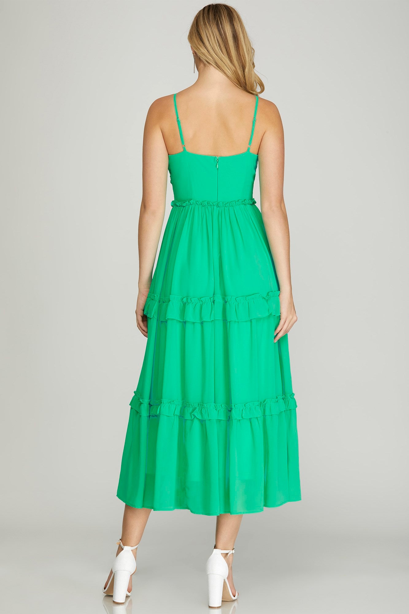 Love You More Dress in Jade