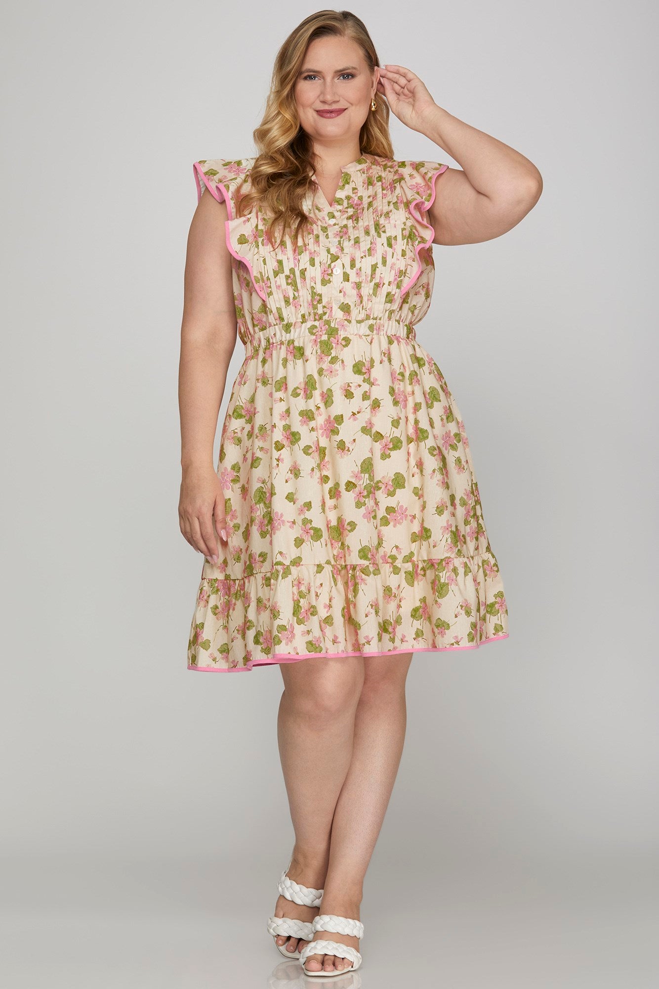 Pre-Order: Clearly Smitten Dress - Plus