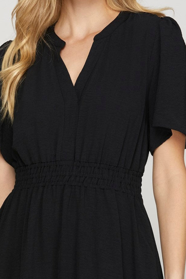 PRE-ORDER: Cruise Line Dress in Black