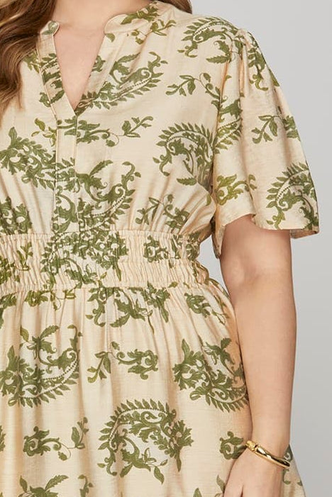 Green Opal Dress - Plus