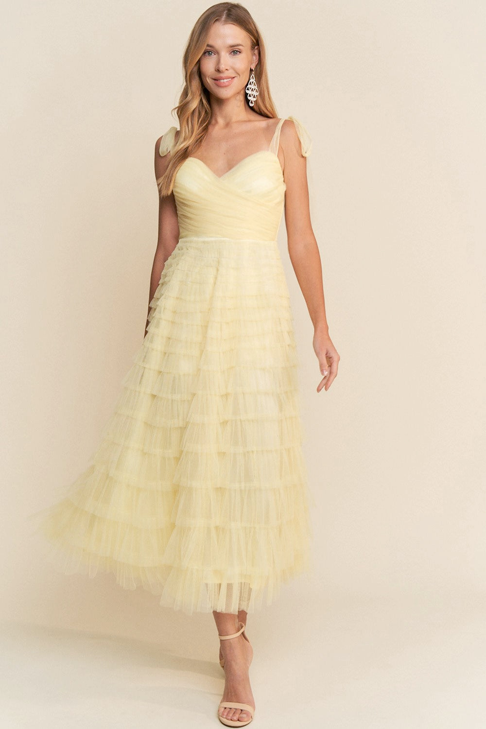 Grace Dress in Light Yellow