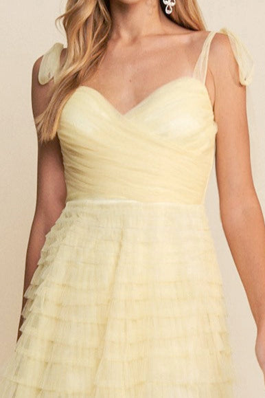 Grace Dress in Light Yellow