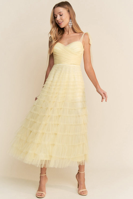 Grace Dress in Light Yellow