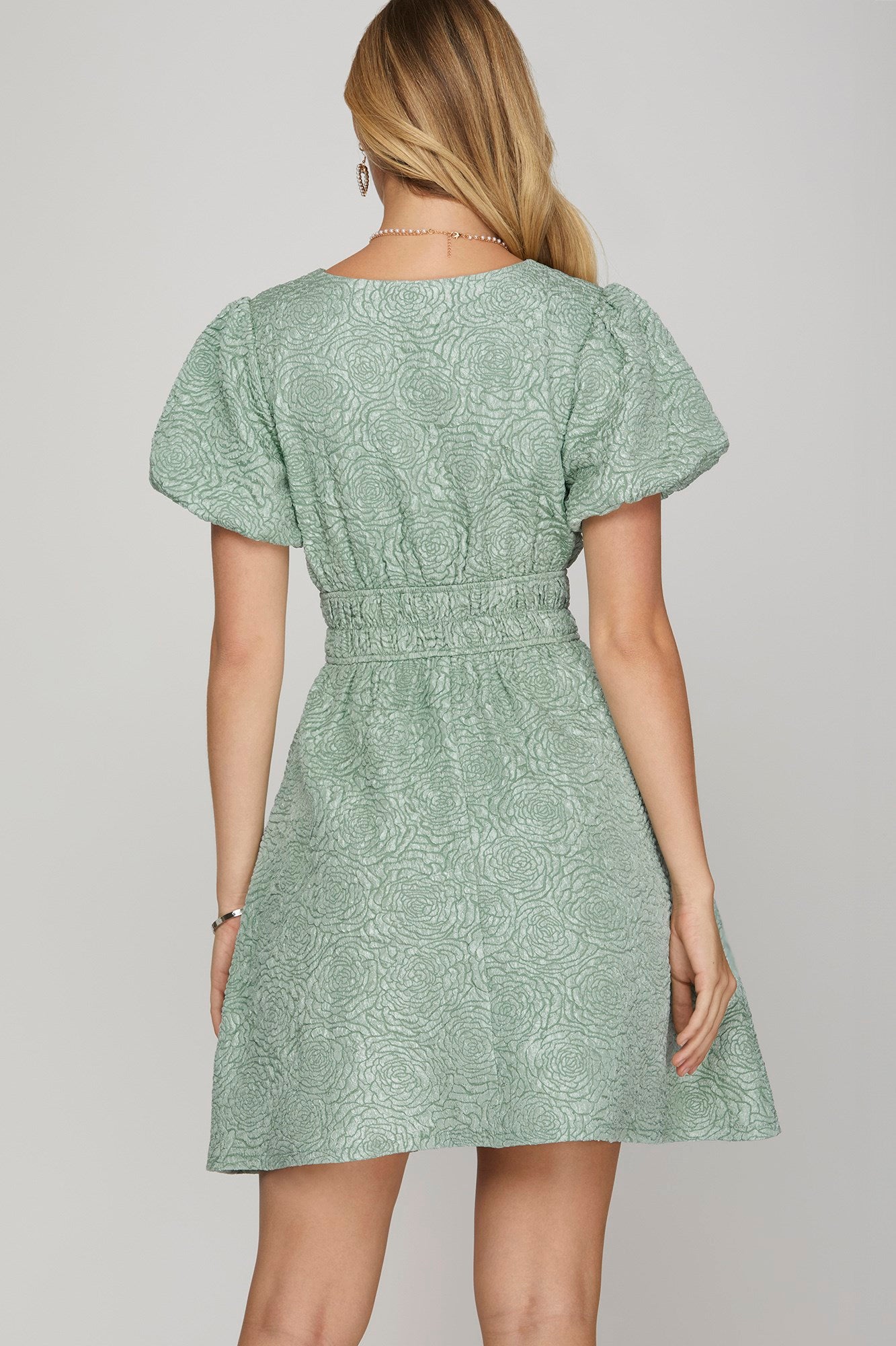 Don't Be Shy Dress in Sage