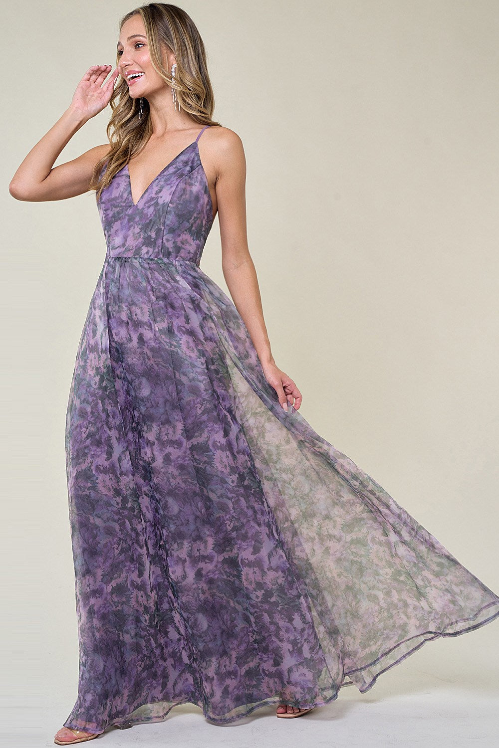 Stormy Dress in Purple