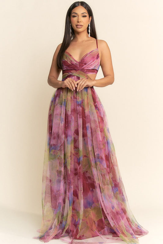Claudette Dress in Berry