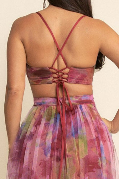 Claudette Dress in Berry
