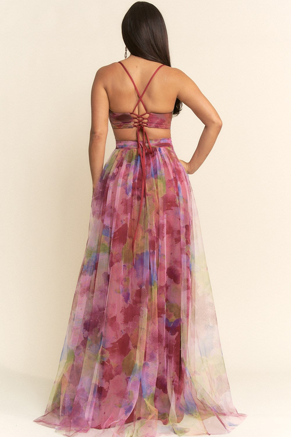 Claudette Dress in Berry