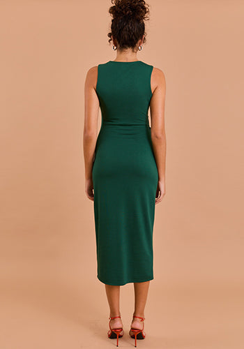 Green Without Envy Midi Dress