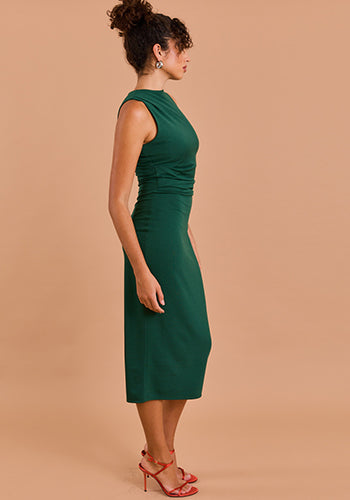 Green Without Envy Midi Dress