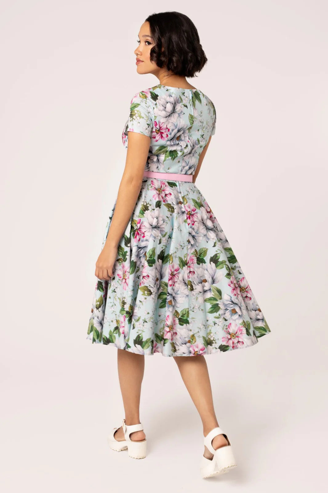 PRE-ORDER: Royal Tea Party Dress in Light Floral