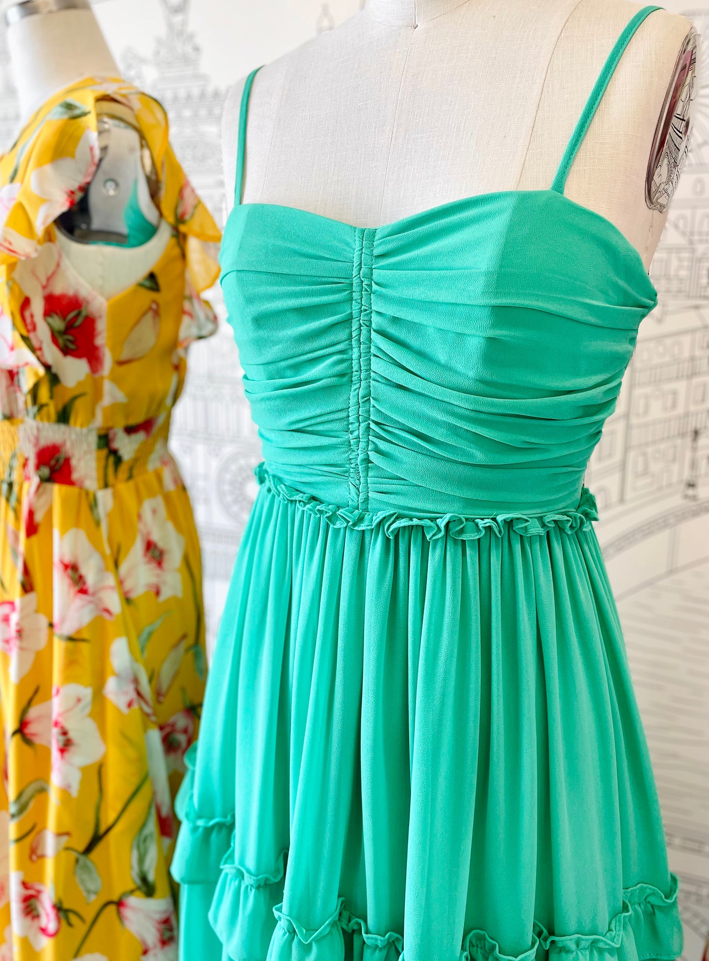 Love You More Dress in Jade