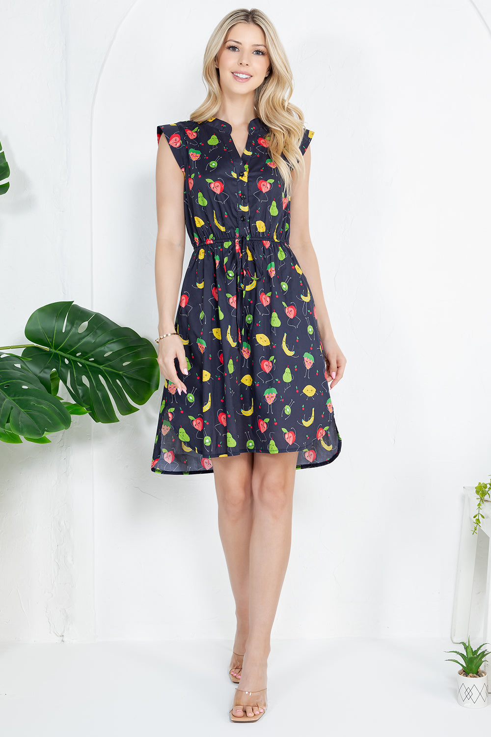 PRE-ORDER: French Cafe Dress in Fruit