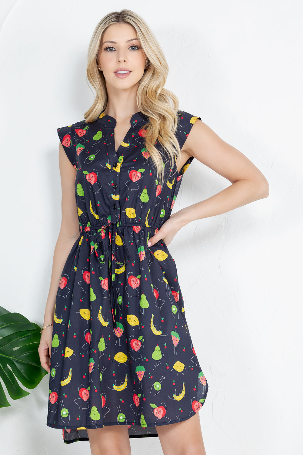 PRE-ORDER: French Cafe Dress in Fruit