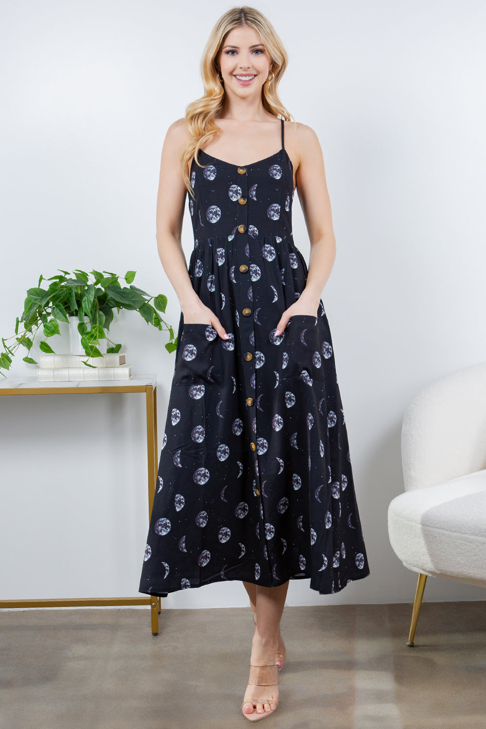 Out Of Town Dress Moon