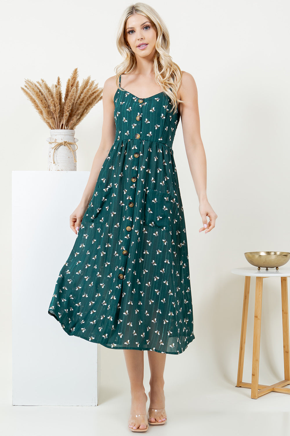 Out Of Town Dress in Pollinator