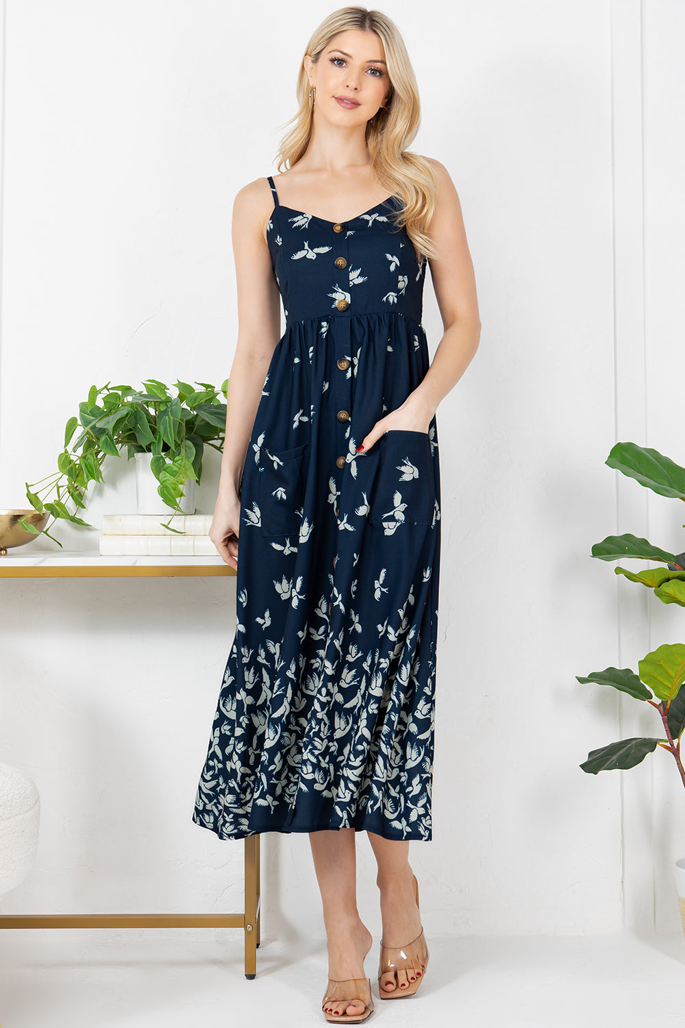 Out Of Town Dress Flock