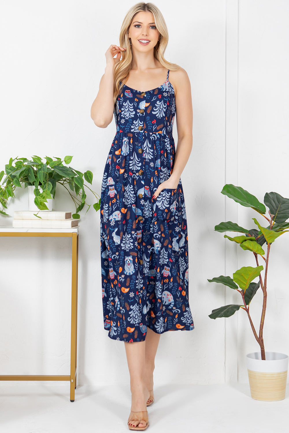 Out Of Town Dress in Woodland