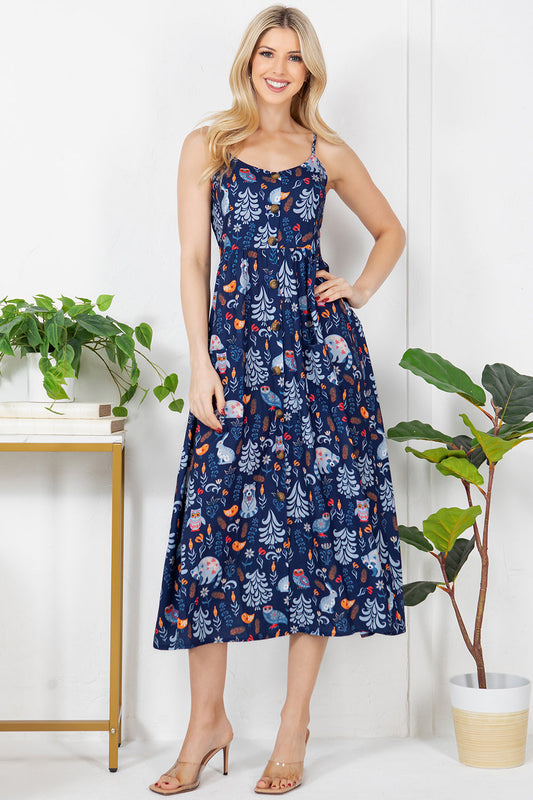 Out Of Town Dress in Woodland