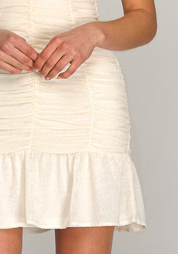 Swiss Meringue Mini Dress