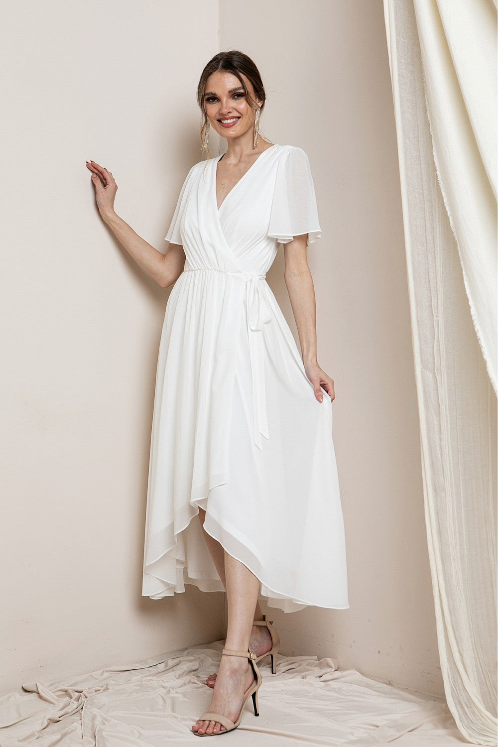 Amanda Dress in White