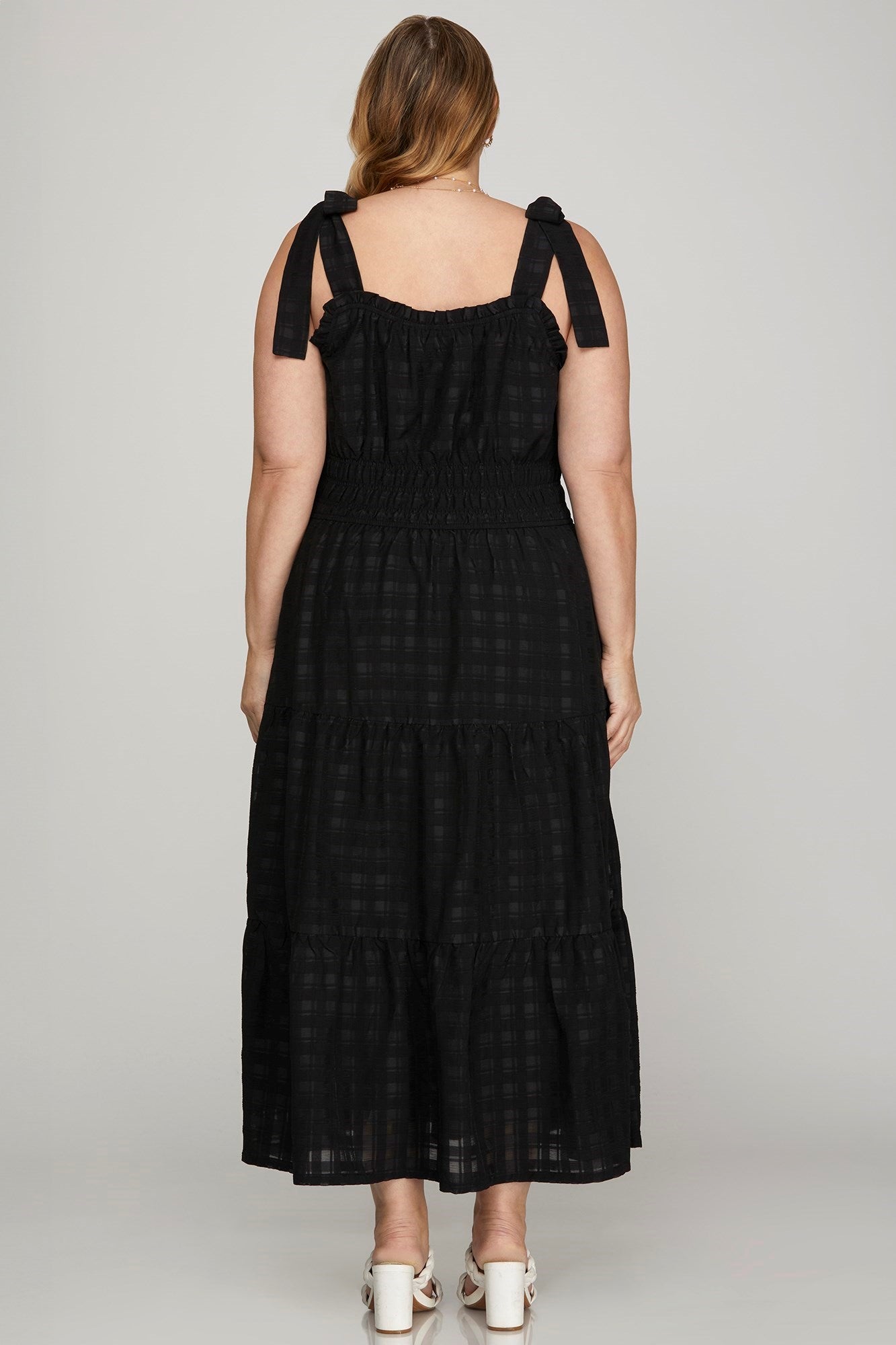 PRE-ORDER: Works Like a Charm Dress Black - PLUS