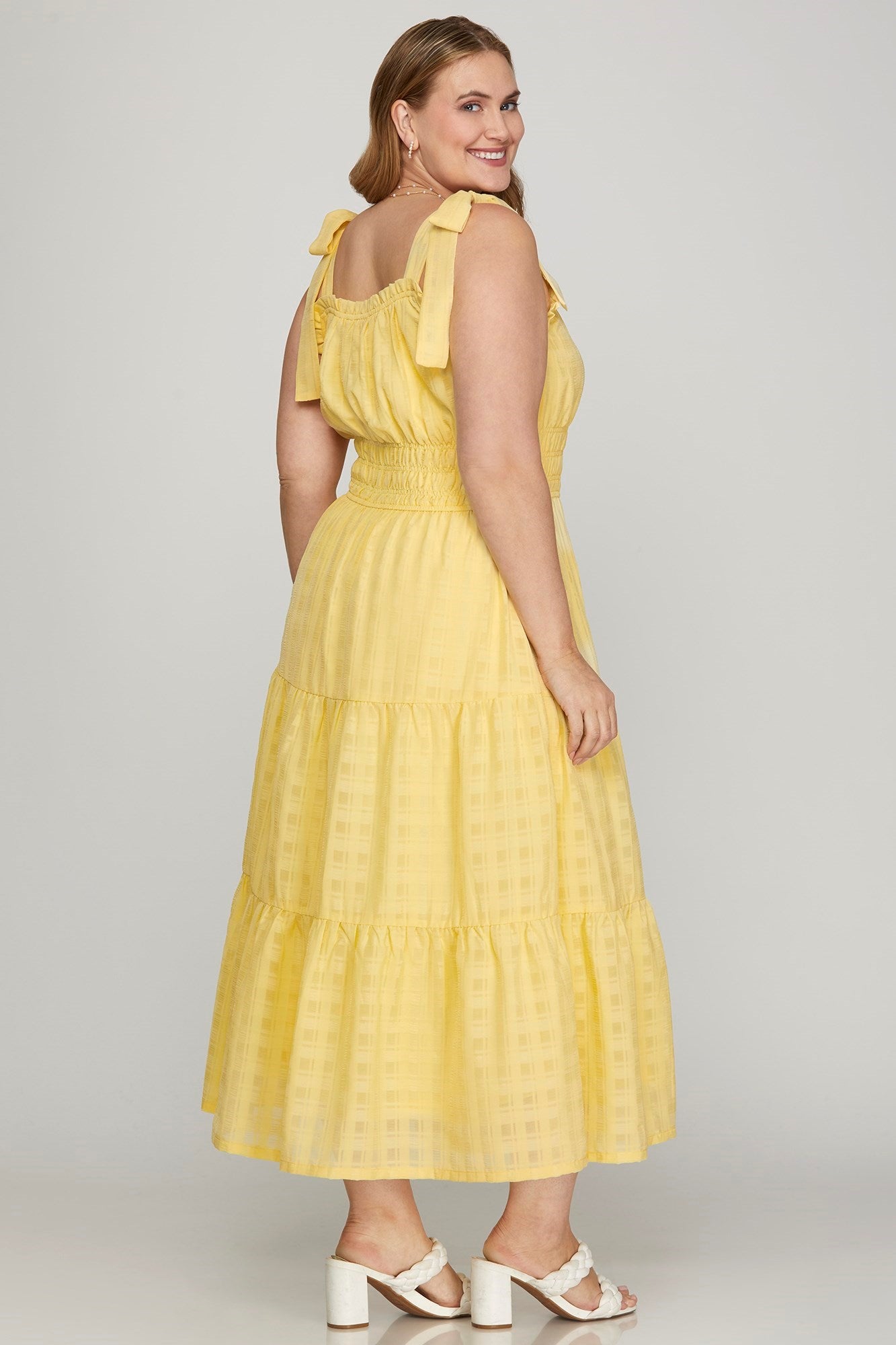 PRE-ORDER: Works Like a Charm Dress Yellow - PLUS