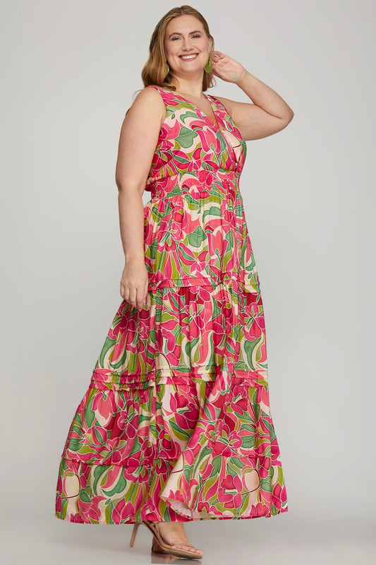 Bird of Paradise Dress - Plus