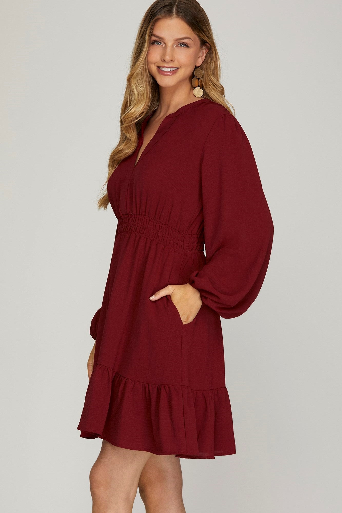 PRE-ORDER: Cruise Line Dress in Green - Long Sleeves