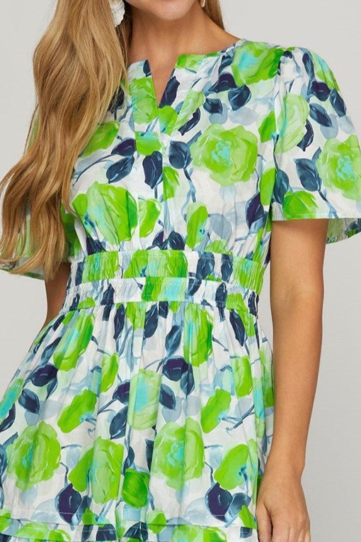 PRE-ORDER: Green and Blue Maxi