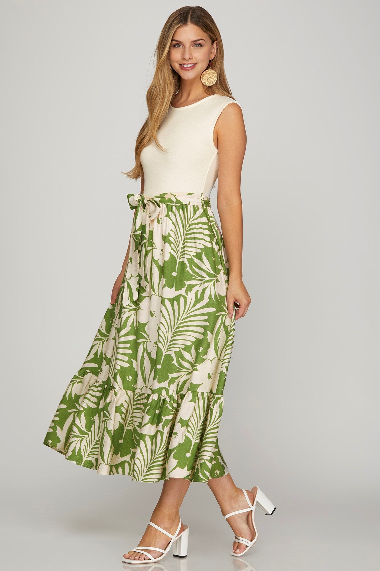 Warm Welcome Dress in Green