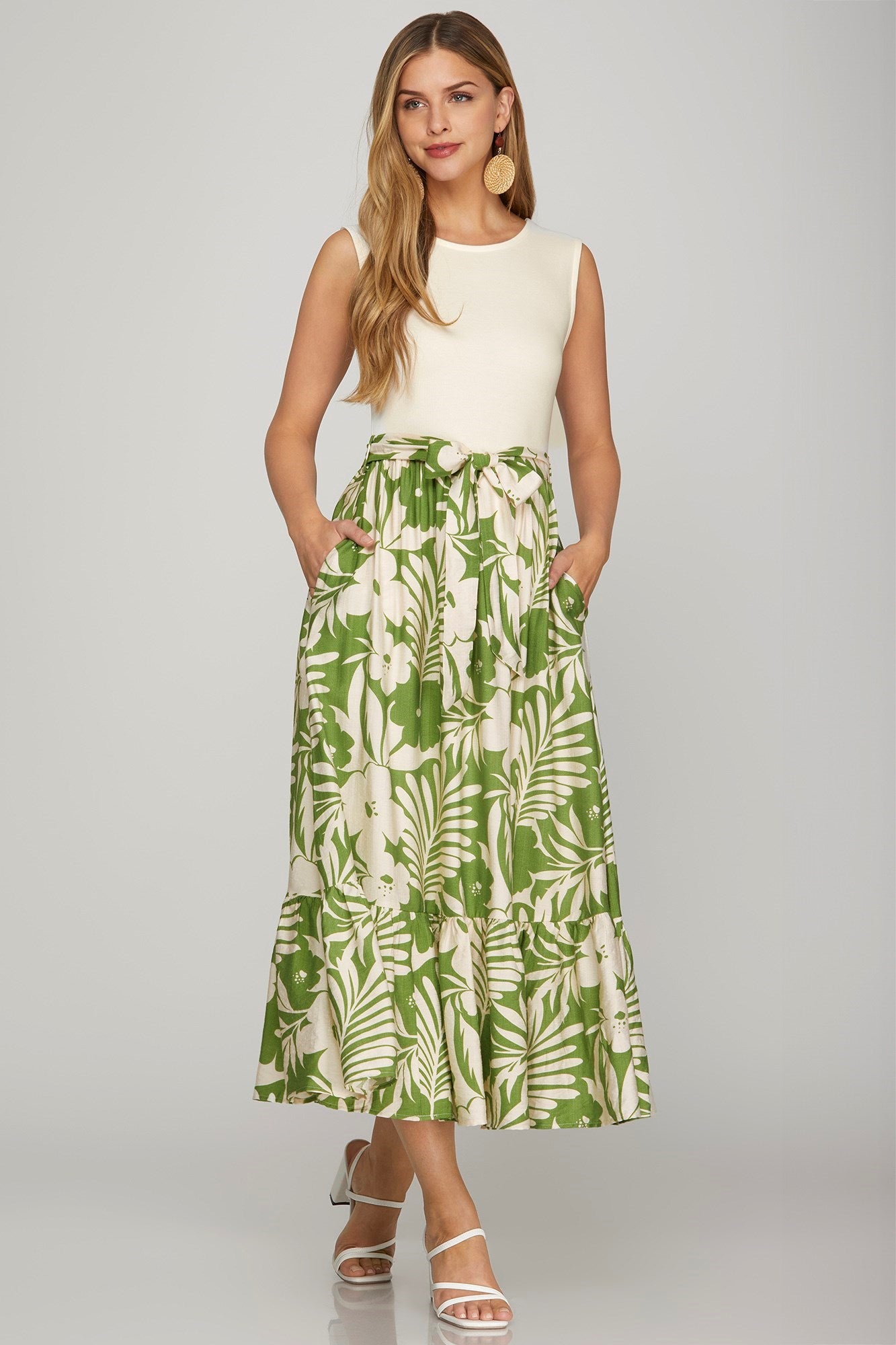 Warm Welcome Dress in Green
