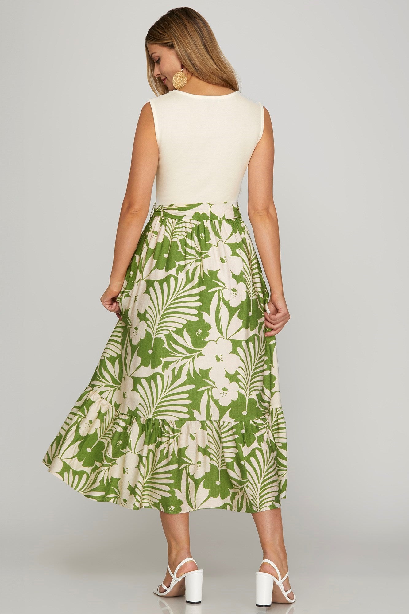 Warm Welcome Dress in Green