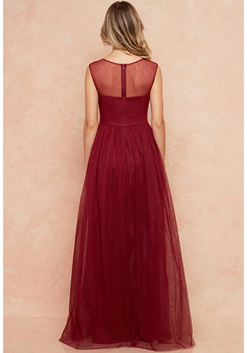Clementine Dress in Burgundy