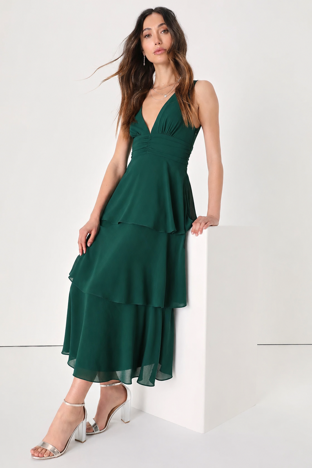 Strike a Pose Dress Green