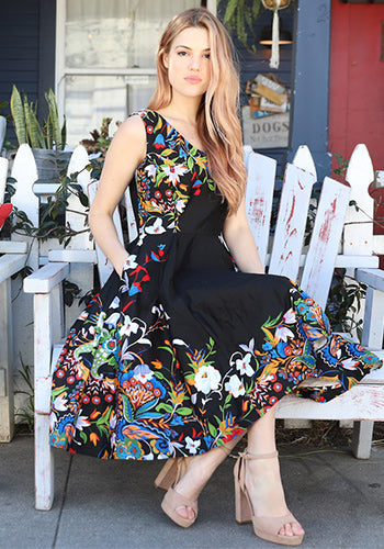 Walking on Sunshine Dress in Eden Garden